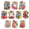 Ideen mit Herz 3-D Motive, ausgestanzt, ca. 7-10 cm, 10 Stück im Beutel | Bilder zum Basteln & Dekorieren | Grußkarten selber machen | Bildmotive für Scrapbooking & DIY-Deko (Nostalgie Engel 02)