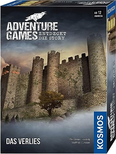 KOSMOS 695088 Adventure Games - Das Verlies. Entdeckt die Story, Kooperatives Gesellschaftsspiel, für 1 bis 4 Spieler, ab 12 Jahre, spannendes Abenteuer-Spiel