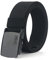 Military Equipment Tactical Belt Men Metal Buckle Thicken Nylon Canvas Belts for Men(Black)