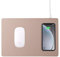 POUT H3 Tragbares Qi-Mauspad für Laptops, Ladegeräte mit iPhone, Airpod, Samsung Galaxy (Latte Cream)