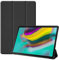 SATURCASE Case for Samsung Galaxy Tab S5e 10.5 SM-T720 T725, PU Leather Flip Foldable Folio Stand Protective Tablet Cover with Auto Sleep/Wake Function (Black)