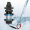Pompe à eau 12V / 24V 120W 10L / m, Pompe à membrane, Hauteur maximale de levage 80M, Puissance de sortie élevée, pour laveuses à haute pression, Irrigation de jardins, Machines de remplissage(24v)