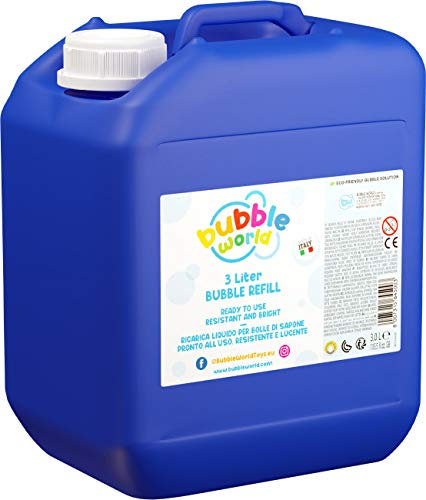 Bubble World - Nachfüllpackung für Seifenblasen, transparent, 3 l, 103.833000