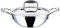 Vinod Platinum Kadai Triply Stainless Steel | Suitable for Indian Cooking, Sauces, Stews, Soups | Deep/Extra Deep Kadai with Lid | Induction, Electric Friendly (Extra Deep Kadai, 22cm)
