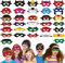 LATERN 32 Stück Superhelden Filzmasken, Kindermasken Superhelden Party Maske Partytütenfüller Verkleiden Sich Maske für Cosplay Partys Maskerade Geburtstage Superhelden Thema Gastgeschenke