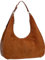 Mandarina Duck Damen Velvet Plisse HOBO, Caramel Cafe