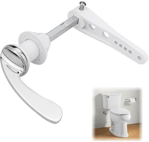 Esteopt Toilet Flush Handle Replacement,Alloy Handles Lever,toilet flush tank lever,Universal Handle,Alloy Handles,toilet cistern handle for Wc Cistern Tank