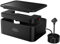 Regleta de Enchufes con Caja de Almacenamiento - 5 Tomas CA + 3 Puertos USB (15,5W) con Interruptor, Cable de 2m, Solución Ideal para Hogar y Oficina