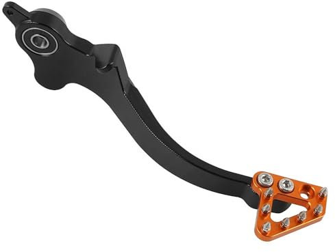 Fußbremshebel/Bremshebel kompatibel mit KTM 690 Enduro/R 11-17 Fußbremse schwarz/orange