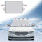 YongSral Frontscheibenabdeckung Winter, 160x120CM Windschutzscheibenabdeckung, Frostschutz Auto Frontscheibe, Schutz vor Staub, Schnee, Frost, EIS und UV-Strahlen, Scheibenschutz Auto Winter