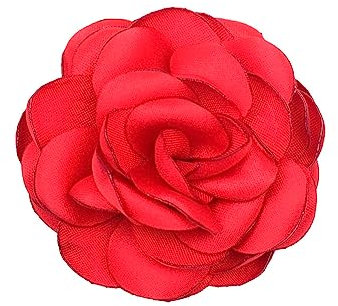 Anevous 10 Stück Kunstblumen Rosenköpfe, 5cm Künstliche Rosen Blumen köpfe, Kunstrosen zum Basteln, Deko Rosen Gefälschte, Stoffrosen Accessories für DIY Handwerk Party Hause Hochzeit Dekoration,Rot