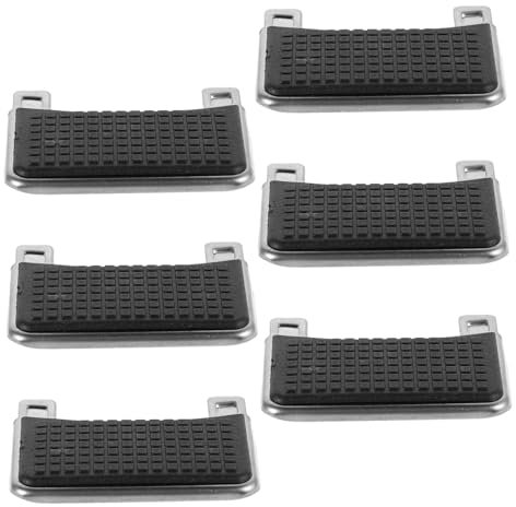 MAGICLULU 6pcs Garbage Bin Replacement Pedal Plastic Foot Pedal Trash Can Waste Bin Step Pedal Wastebasket Pedal Replacement for Garbage Container Bins