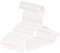 54 Perchas Bebé Ecológicas de Paja de Trigo | Ultra Delgadas 0.5cm para Ahorro de Espacio | Antideslizantes con Ranuras | Soporta 5kg | Tamaño Armario Infantil (Blanco)