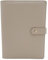 Darina Handmade A5 Premium Binder mit goldenen Ringen, A5 Ringbuch, Organizer aus PU-Leder, Kartenfächer & Stiftschlaufe - ohne Inhalt - für Planer & DIY-Projekte (Beige)