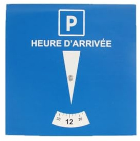 KMGDM 1/2 Stück Parkscheiben für sicheres Parken Zeitmanagement in europäischen Zonen Papier Bauzeitstempel