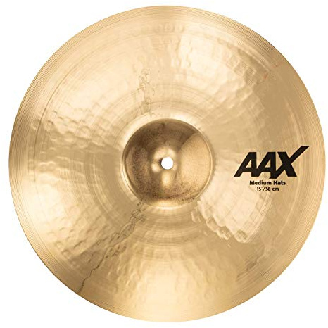 Sabian 15 AAX Medium Hats, Brilliant Finish