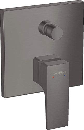 hansgrohe Wannenarmatur Metropol, Unterputz Einhebel-Wannenmischer, Brushed Black Chrome