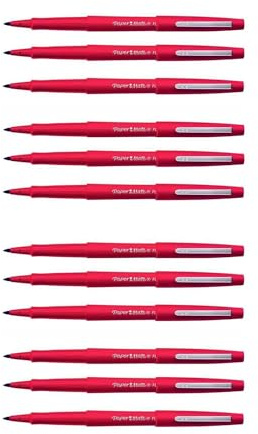Flair Nylon marker - red - tip 1.1 mm - Papermate