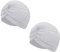 Plissee Kopfbedeckung Turban Kappe Indien Sonnenhut Arabisch Festival Vintage einfarbig Unisex, Weiß One size