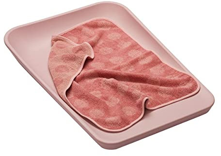 Leander Matty Topper, Handtuch, Liegeauflage für Wickelkissen, Organic - Dusty Rose