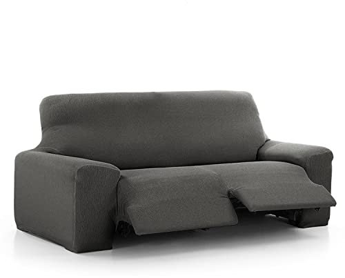 MAXIFUNDAS Housse de canapé Relax 3 Places 2 Pieds Vega Anthracite