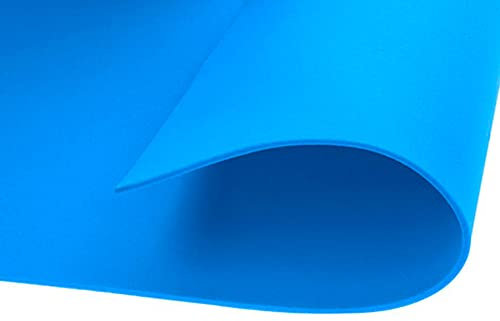 INNSPIRO Goma EVA azul láminas adhesivas 20x30cm.x2mm. 20u. Material muy utilizado para manualidades y decoración