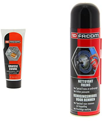 FACOM graisse cuivre haute température 200ml & 006061 Nettoyant Freins 400 ML