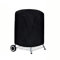 AFGZQ Housses Barbecue Personnalisables, Housse Barbecue Ronde en Tissu Oxford 210D imperméable avec Cordon Serrage (Color : Black, Size : 80x80cm)