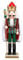 Roadtime Weihnachts Nussknacker Figur, Weihnachtsschmuck, 38 cm Premium Holz Nussknacker Puppe, Klassische Traditionelle Weihnachtsdekoration (King)