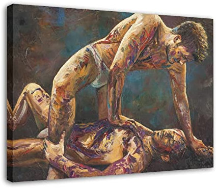 Leinwand Bilder Kunst 60 * 80cm Senza Cornice Stampa del corpo gay dipinti per la decorazione della camera da letto del soggiorno