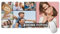PR Print Royal Großes Mousepad mit Foto - Fotocollage mit 7 Fotos selbst gestalten - XXL Mousepad personalisiert, Geschenke für Freund und Gamer | Schreibtischunterlagen, 900 x 400 mm
