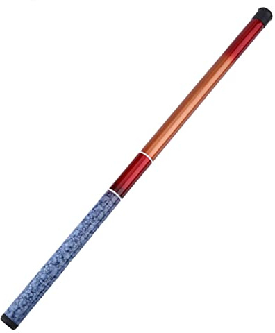 KIMISS FRP Hand Glass, Asta Telescopica Fruste da Pesca d'Acqua Dolce con Palo in Acciaio Canna Portatile Casting a Mano Attrezzatura da Pesca Dura (2.1M) (2.7)