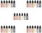 5 Set Metallische Alkohol-Tinten Flaschen 15 ml für Epoxidharz Kunst Acrylmalerei 5er-Set (mehrfarbig)