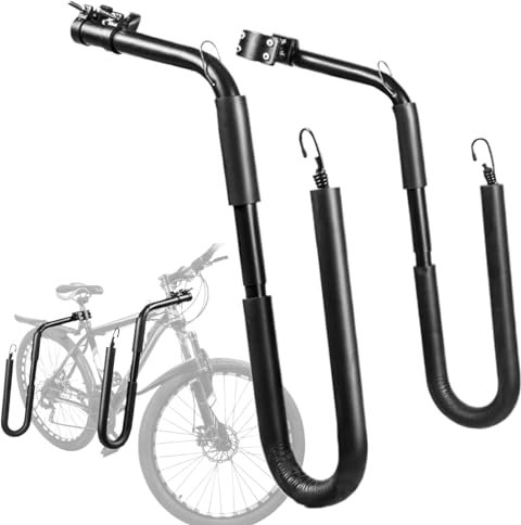 Porte-vélos pour planche de surf, longboard, porte-planche de surf, porte-vélos électrique, porte-vélos, porte-surf, installation et retrait faciles, conduite sûre, support de planche de surf pour