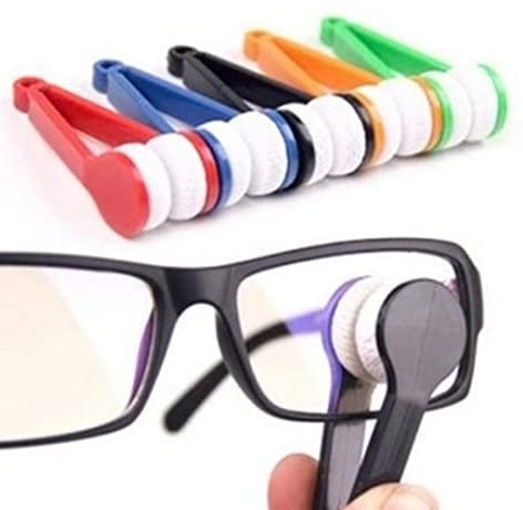 Eyeglass Brush Cleaner | m-ini Sun Glasses Brush | Spectacle Glass Cleaner | Spectacles Brush Cleaning Tool | Sunglasses Cleaner Cleaning Clip | Glasses Cleaning Accessories | Wipe Cleaning Tool