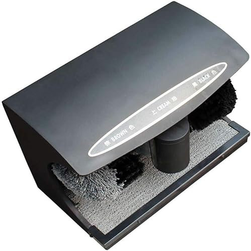 Pulidora de Zapatos Eléctrica, Fregadora giratoria eléctrica, fregadora eléctrica Pulidora de Zapatos de Alta rotación Sensor automático Limpiabotas Vertical Máquina eléctrica for cepillos de Zapatos