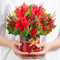 JOYIN Weihnachts-3D-Grußkarten mit ewigen Blumen und Umschlägen, weihnachtliche Pop-Up-Karten für Familienmitglieder, Weihnachtsdekoration, warme Geschenke, Thanksgiving und alle Gelegenheiten