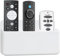 VACONICO Remote Control Holder, Wall Mounted Remote Holder, 3 Slot Self Adhesive TV Controller Holder, Pen Holder Storage Accessories for Home Office School (White)