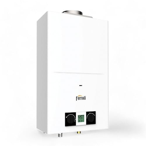 Briconess.com Scaldabagni scaldacqua murale a Gas tiraggio Naturale Camera Aperta Pegaso Eco 11 METANO Ferroli