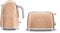 Smeg 50’s Style Retro Range Breakfast Set, 1.7L 3000W Kettle and Multi Functional Control 2 Slice 950W Toaster, Rose Gold, KLF03RGUK, TSF01RGUK