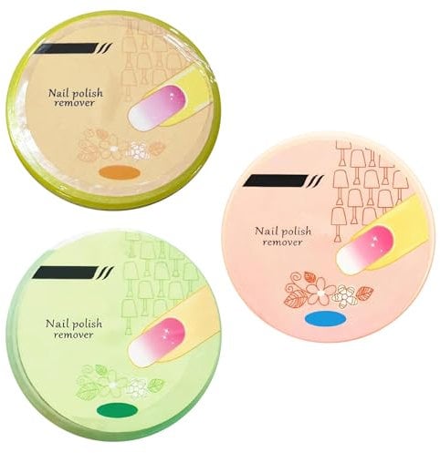126 Pcs Nail Polish Remover Pads Travel Nail Polish Remover,Nail Varnish Remover Pads Nail Wipes For Gel Polish For Regular Air-Dried Water/Oil Based Nail Polish Soak Off,Travel Portable Size