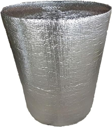 MOZ4dxy Lámina Aislante térmica for garajes, Suelos, Paredes, Resistente al Agua, a la Humedad y al, Proporciona el máximo Calor.(3m)