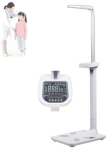 Ultraschall-höhen- Und Gewichtswaage, Medizinische Waage Digital, Mit LCD-Display, Zur Messung Von Gewicht, Größe, Fettleibigkeit, Bmi Und Mehr