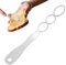 Raypontia Lot de 2 batteurs de beurre naturel - 29 x 6 cm - Mixeur à beurre naturel - Batteur au beurre de cacahuète - Spatule à beurre avec trou - Mélangeur de confiture en acier inoxydable - Outil