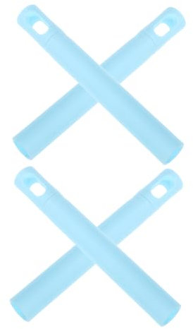 IWOWHERO 4pcs Lightweight Plastic Mop Broom Handle Dustpan Handle Cap Replacement Mop Grip for Home Office Use Broom End Cap for Easy Storage