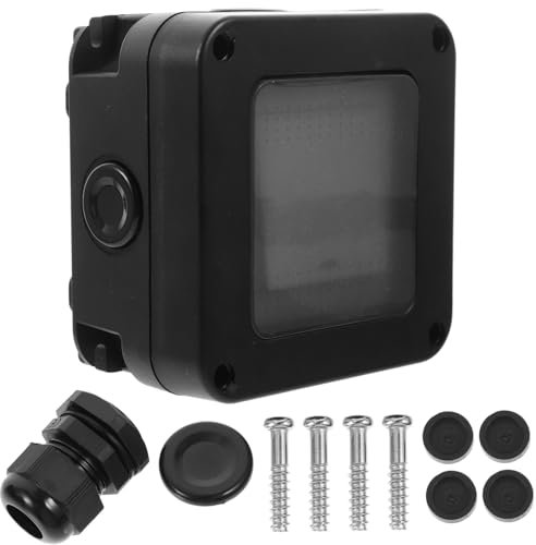 ERINGOGO 1juego Cubierta Para Enchufe De Exterior Caja De Interruptor De Jardín Resistente Para