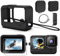 Silicone Sleeve Case for GoPro Hero 12/11/10/9 with Battery Side Cover, Screen & Lens Protector Kit, Case for GoPro Accessories, Battery Silicone Protect Case