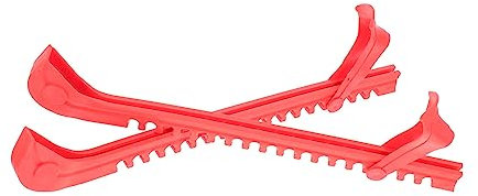 Sosoport Schlittschuhschoner Paar Verschleißfeste Kufenabdeckungen Aus Robustem Kunststoff Tragbar Für Eishockey Und Eiskunstlauf