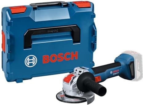 Bosch Professional 18V System Akku-Winkelschleifer mit X-LOCK GWX 18V-8 (inkl. Zusatzhandgriff, Schutzhaube, L-BOXX 136)