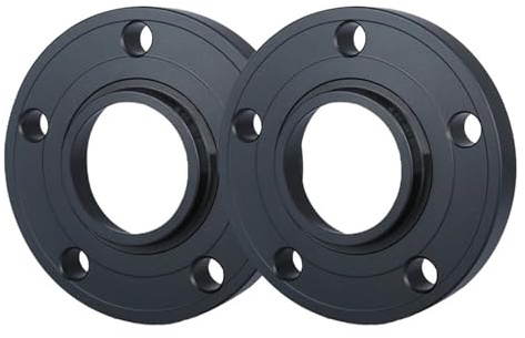 Autos Spürverbreiterungsa Für Benz 5x112 Spurverbreiterungen 66,6mm Centeric Geschmiedetes Aluminium Auto Hub Adapter Rad Dichtung Spurverbreiterungen(15mm Black)